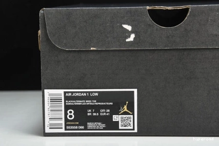 Hyperoad 1 Jordan Bred Toe” Low “Alternate 0804